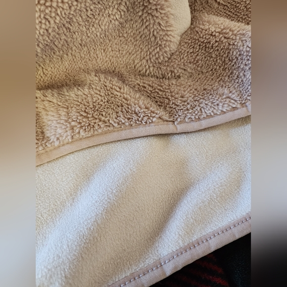 NWT Sherpa Pullover Fleece Lined Chalk Rose/Pink Sz 1X (16W-18W) - Picture 10 of 12